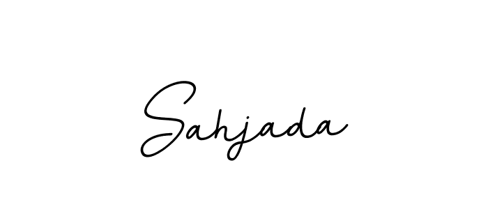 Use a signature maker to create a handwritten signature online. With this signature software, you can design (BallpointsItalic-DORy9) your own signature for name Sahjada. Sahjada signature style 11 images and pictures png