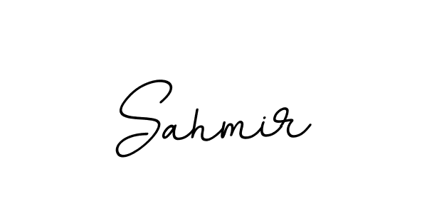 How to make Sahmir name signature. Use BallpointsItalic-DORy9 style for creating short signs online. This is the latest handwritten sign. Sahmir signature style 11 images and pictures png
