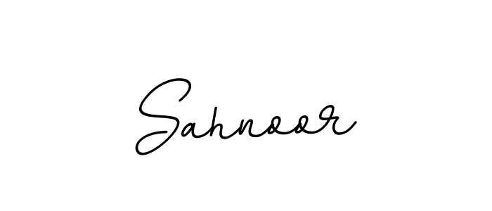 Make a beautiful signature design for name Sahnoor. With this signature (BallpointsItalic-DORy9) style, you can create a handwritten signature for free. Sahnoor signature style 11 images and pictures png