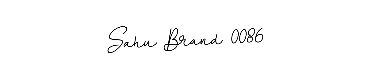 Design your own signature with our free online signature maker. With this signature software, you can create a handwritten (BallpointsItalic-DORy9) signature for name Sahu Brand 0086. Sahu Brand 0086 signature style 11 images and pictures png