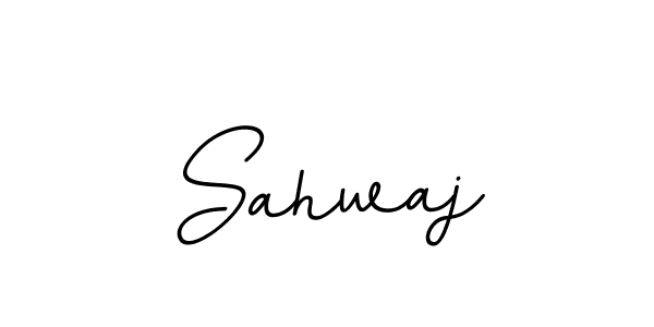 How to make Sahwaj name signature. Use BallpointsItalic-DORy9 style for creating short signs online. This is the latest handwritten sign. Sahwaj signature style 11 images and pictures png