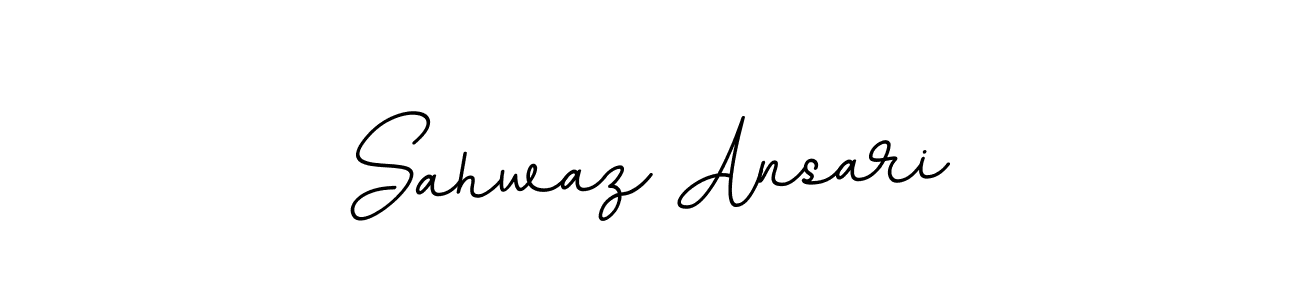 Also You can easily find your signature by using the search form. We will create Sahwaz Ansari name handwritten signature images for you free of cost using BallpointsItalic-DORy9 sign style. Sahwaz Ansari signature style 11 images and pictures png