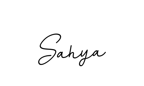 How to make Sahya signature? BallpointsItalic-DORy9 is a professional autograph style. Create handwritten signature for Sahya name. Sahya signature style 11 images and pictures png