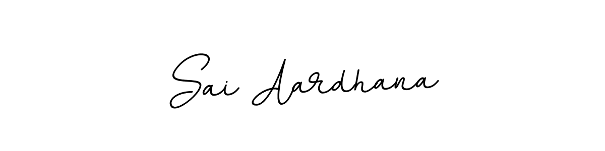 How to make Sai Aardhana signature? BallpointsItalic-DORy9 is a professional autograph style. Create handwritten signature for Sai Aardhana name. Sai Aardhana signature style 11 images and pictures png