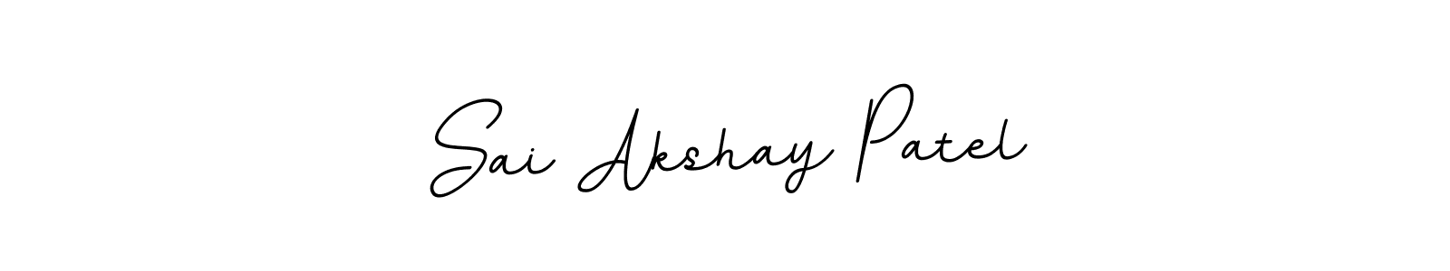 It looks lik you need a new signature style for name Sai Akshay Patel. Design unique handwritten (BallpointsItalic-DORy9) signature with our free signature maker in just a few clicks. Sai Akshay Patel signature style 11 images and pictures png