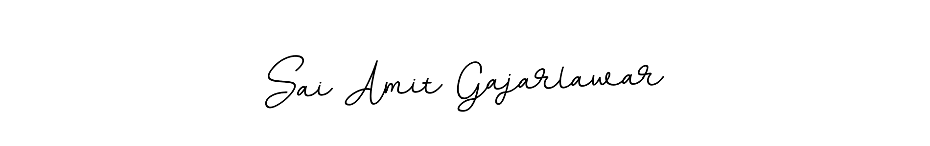 This is the best signature style for the Sai Amit Gajarlawar name. Also you like these signature font (BallpointsItalic-DORy9). Mix name signature. Sai Amit Gajarlawar signature style 11 images and pictures png