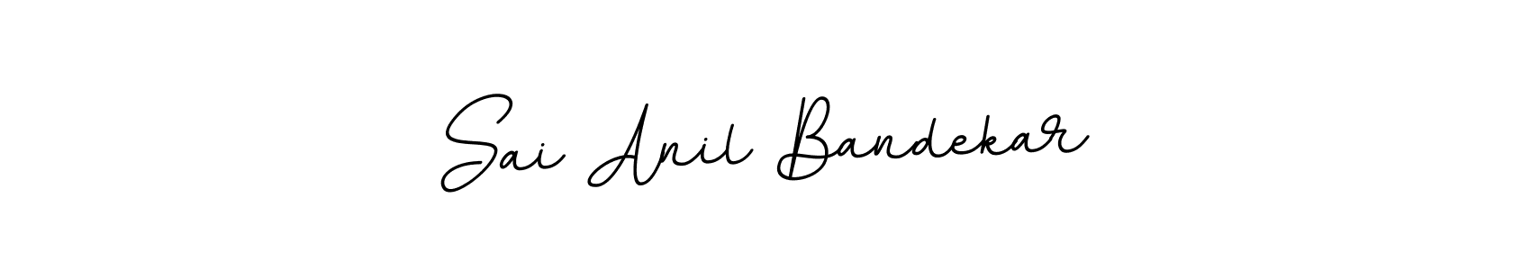 You should practise on your own different ways (BallpointsItalic-DORy9) to write your name (Sai Anil Bandekar) in signature. don't let someone else do it for you. Sai Anil Bandekar signature style 11 images and pictures png