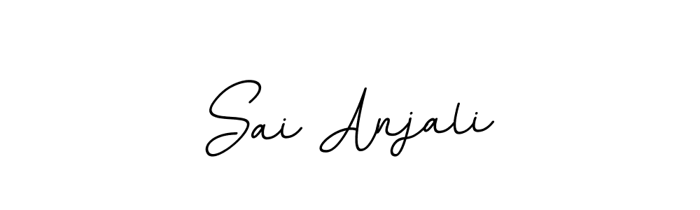 Sai Anjali stylish signature style. Best Handwritten Sign (BallpointsItalic-DORy9) for my name. Handwritten Signature Collection Ideas for my name Sai Anjali. Sai Anjali signature style 11 images and pictures png