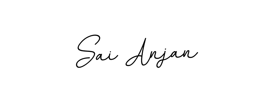 The best way (BallpointsItalic-DORy9) to make a short signature is to pick only two or three words in your name. The name Sai Anjan include a total of six letters. For converting this name. Sai Anjan signature style 11 images and pictures png