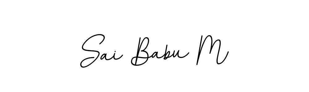 Once you've used our free online signature maker to create your best signature BallpointsItalic-DORy9 style, it's time to enjoy all of the benefits that Sai Babu M name signing documents. Sai Babu M signature style 11 images and pictures png