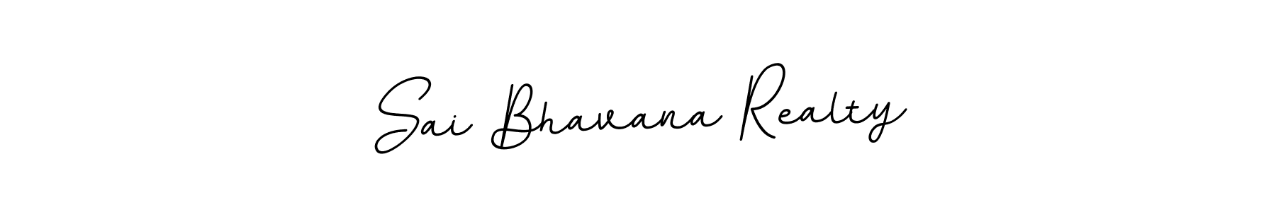 The best way (BallpointsItalic-DORy9) to make a short signature is to pick only two or three words in your name. The name Sai Bhavana Realty include a total of six letters. For converting this name. Sai Bhavana Realty signature style 11 images and pictures png