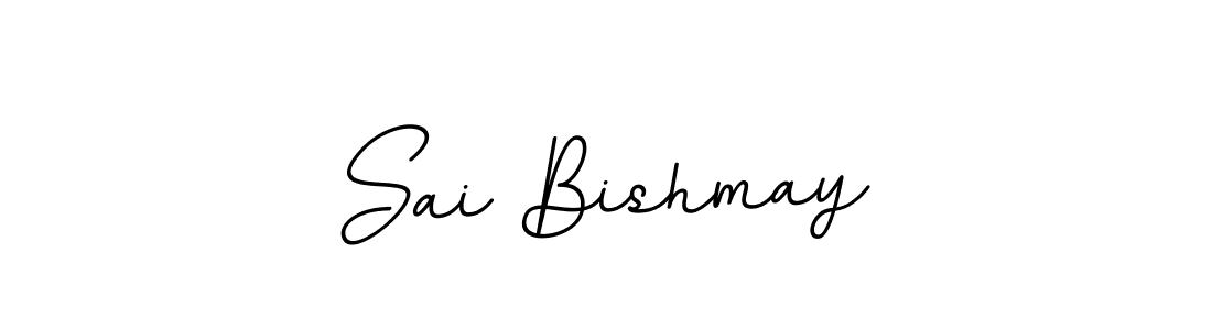 if you are searching for the best signature style for your name Sai Bishmay. so please give up your signature search. here we have designed multiple signature styles  using BallpointsItalic-DORy9. Sai Bishmay signature style 11 images and pictures png