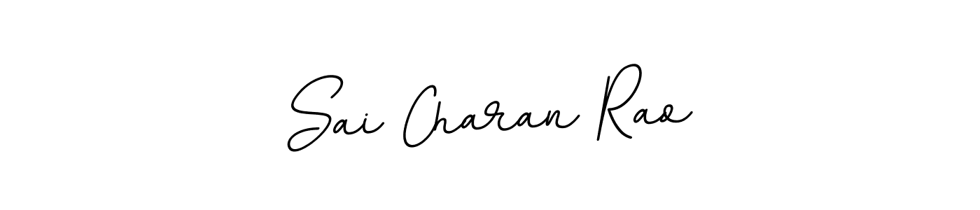 You should practise on your own different ways (BallpointsItalic-DORy9) to write your name (Sai Charan Rao) in signature. don't let someone else do it for you. Sai Charan Rao signature style 11 images and pictures png