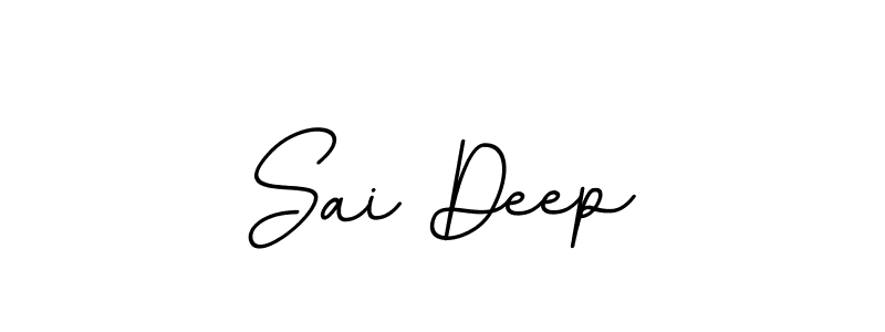 Use a signature maker to create a handwritten signature online. With this signature software, you can design (BallpointsItalic-DORy9) your own signature for name Sai Deep. Sai Deep signature style 11 images and pictures png