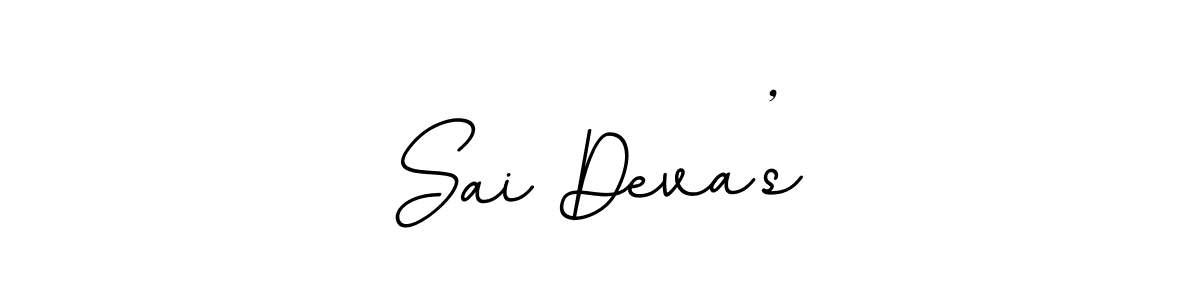 Use a signature maker to create a handwritten signature online. With this signature software, you can design (BallpointsItalic-DORy9) your own signature for name Sai Deva’s. Sai Deva’s signature style 11 images and pictures png