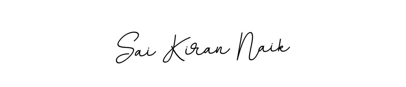 Make a beautiful signature design for name Sai Kiran Naik. With this signature (BallpointsItalic-DORy9) style, you can create a handwritten signature for free. Sai Kiran Naik signature style 11 images and pictures png