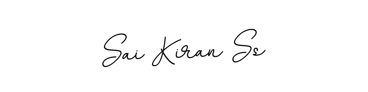 How to make Sai Kiran Ss name signature. Use BallpointsItalic-DORy9 style for creating short signs online. This is the latest handwritten sign. Sai Kiran Ss signature style 11 images and pictures png