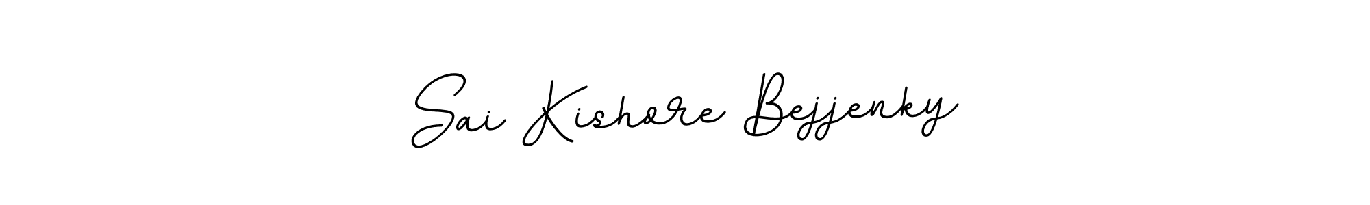 Use a signature maker to create a handwritten signature online. With this signature software, you can design (BallpointsItalic-DORy9) your own signature for name Sai Kishore Bejjenky. Sai Kishore Bejjenky signature style 11 images and pictures png