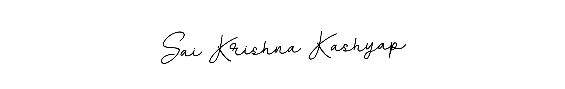 You should practise on your own different ways (BallpointsItalic-DORy9) to write your name (Sai Krishna Kashyap) in signature. don't let someone else do it for you. Sai Krishna Kashyap signature style 11 images and pictures png