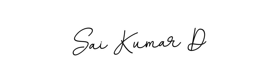 Create a beautiful signature design for name Sai Kumar D. With this signature (BallpointsItalic-DORy9) fonts, you can make a handwritten signature for free. Sai Kumar D signature style 11 images and pictures png