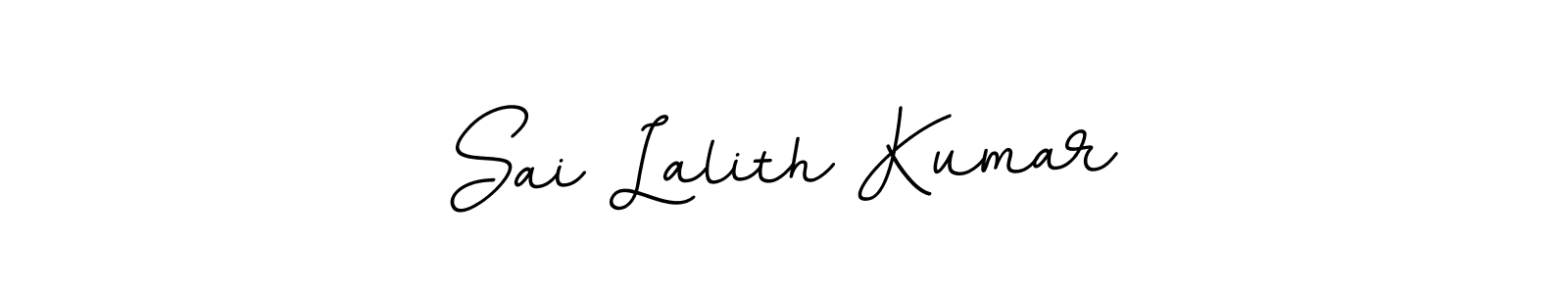 Make a beautiful signature design for name Sai Lalith Kumar. With this signature (BallpointsItalic-DORy9) style, you can create a handwritten signature for free. Sai Lalith Kumar signature style 11 images and pictures png