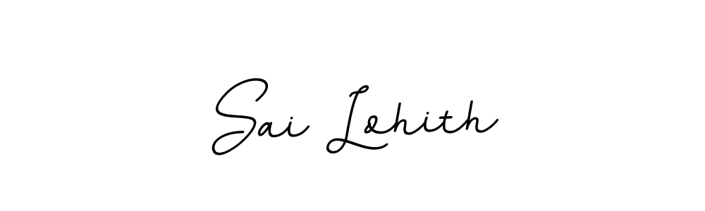 Make a beautiful signature design for name Sai Lohith. With this signature (BallpointsItalic-DORy9) style, you can create a handwritten signature for free. Sai Lohith signature style 11 images and pictures png