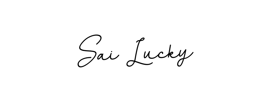 You can use this online signature creator to create a handwritten signature for the name Sai Lucky. This is the best online autograph maker. Sai Lucky signature style 11 images and pictures png