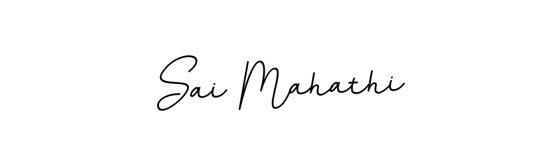 How to make Sai Mahathi signature? BallpointsItalic-DORy9 is a professional autograph style. Create handwritten signature for Sai Mahathi name. Sai Mahathi signature style 11 images and pictures png