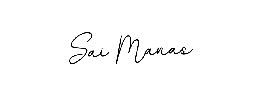 Use a signature maker to create a handwritten signature online. With this signature software, you can design (BallpointsItalic-DORy9) your own signature for name Sai Manas. Sai Manas signature style 11 images and pictures png