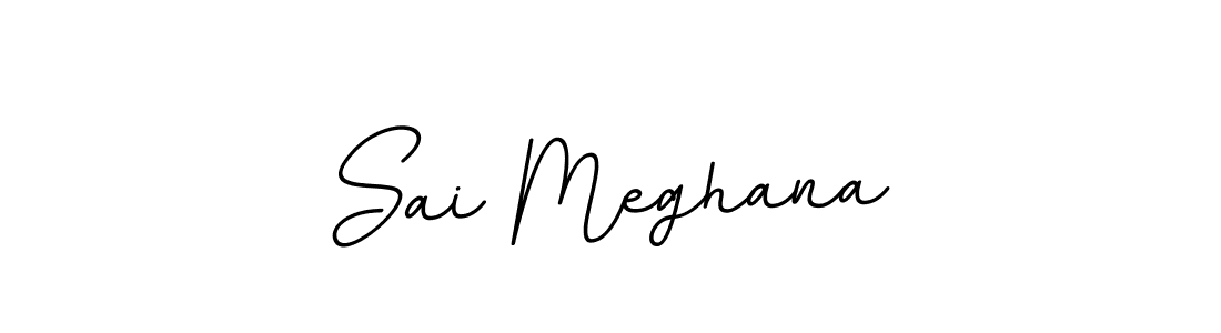 Create a beautiful signature design for name Sai Meghana. With this signature (BallpointsItalic-DORy9) fonts, you can make a handwritten signature for free. Sai Meghana signature style 11 images and pictures png