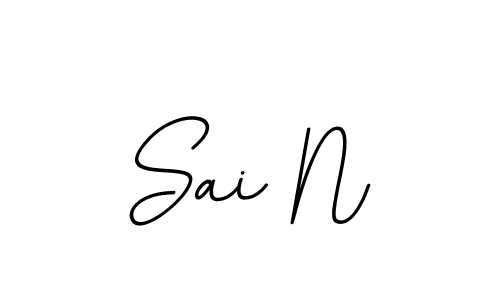 Also we have Sai N name is the best signature style. Create professional handwritten signature collection using BallpointsItalic-DORy9 autograph style. Sai N signature style 11 images and pictures png