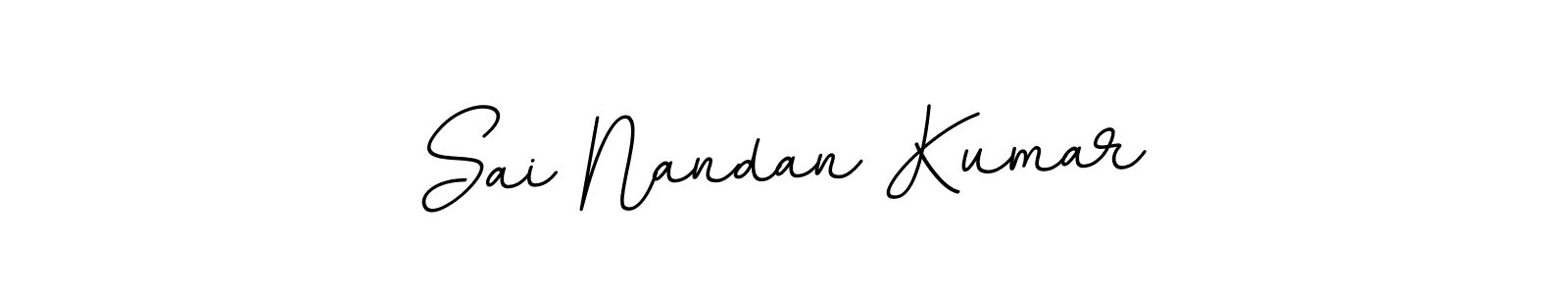 Sai Nandan Kumar stylish signature style. Best Handwritten Sign (BallpointsItalic-DORy9) for my name. Handwritten Signature Collection Ideas for my name Sai Nandan Kumar. Sai Nandan Kumar signature style 11 images and pictures png