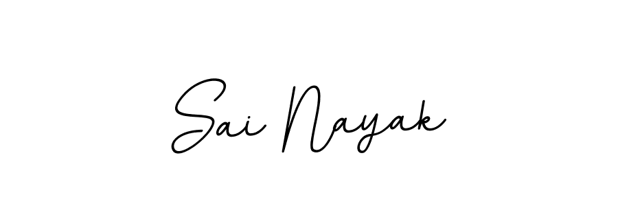 How to make Sai Nayak signature? BallpointsItalic-DORy9 is a professional autograph style. Create handwritten signature for Sai Nayak name. Sai Nayak signature style 11 images and pictures png