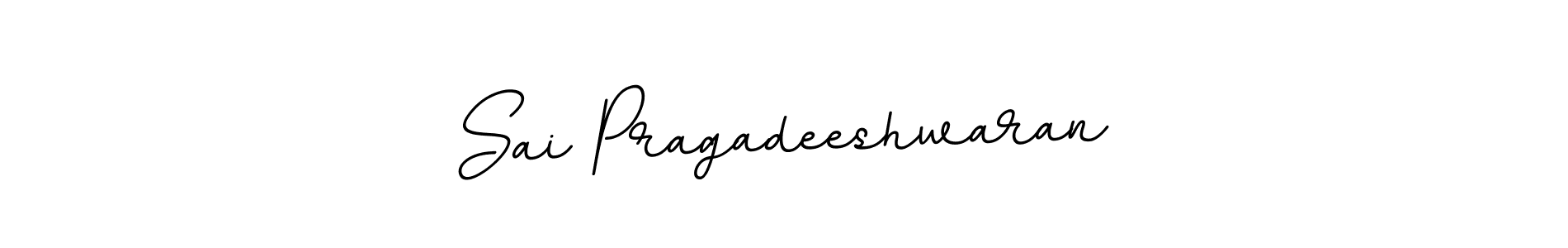 Also we have Sai Pragadeeshwaran name is the best signature style. Create professional handwritten signature collection using BallpointsItalic-DORy9 autograph style. Sai Pragadeeshwaran signature style 11 images and pictures png