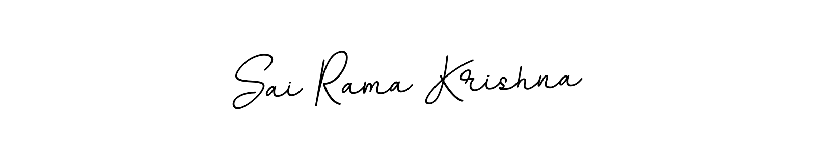 How to make Sai Rama Krishna name signature. Use BallpointsItalic-DORy9 style for creating short signs online. This is the latest handwritten sign. Sai Rama Krishna signature style 11 images and pictures png