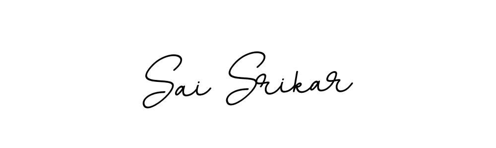 Create a beautiful signature design for name Sai Srikar. With this signature (BallpointsItalic-DORy9) fonts, you can make a handwritten signature for free. Sai Srikar signature style 11 images and pictures png