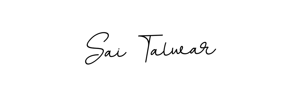 How to make Sai Talwar name signature. Use BallpointsItalic-DORy9 style for creating short signs online. This is the latest handwritten sign. Sai Talwar signature style 11 images and pictures png