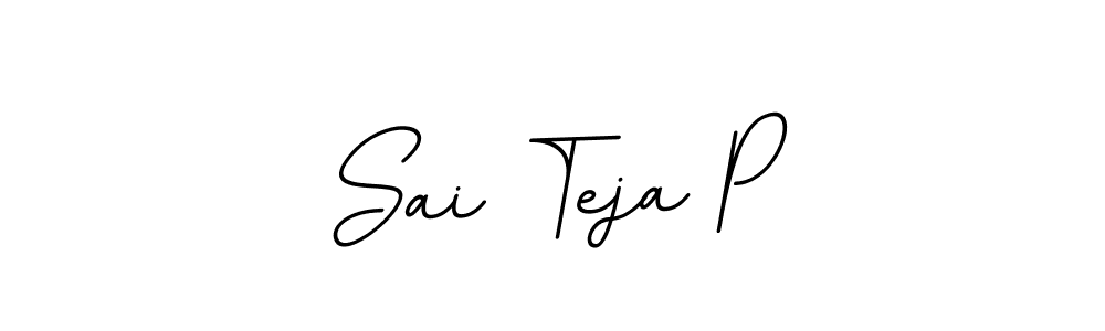 It looks lik you need a new signature style for name Sai Teja P. Design unique handwritten (BallpointsItalic-DORy9) signature with our free signature maker in just a few clicks. Sai Teja P signature style 11 images and pictures png