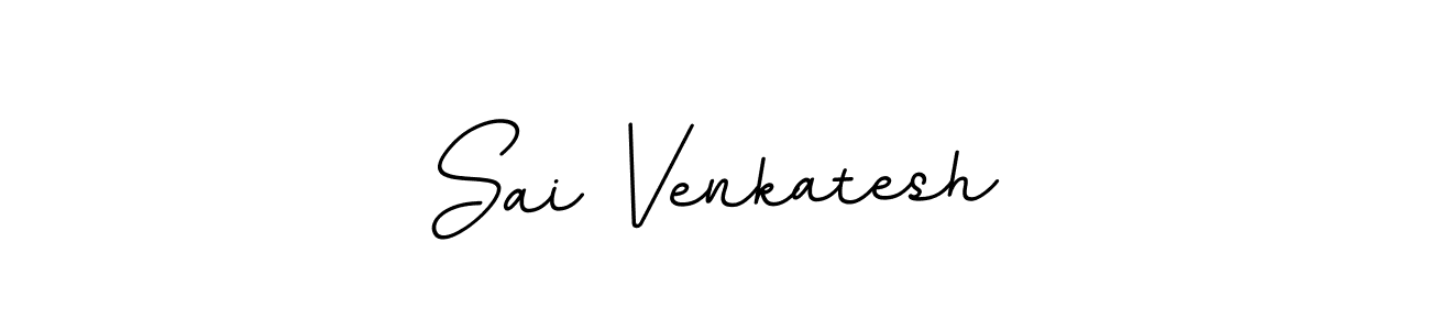 Use a signature maker to create a handwritten signature online. With this signature software, you can design (BallpointsItalic-DORy9) your own signature for name Sai Venkatesh. Sai Venkatesh signature style 11 images and pictures png