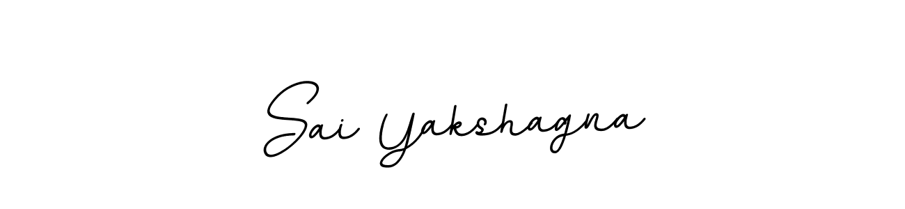 Create a beautiful signature design for name Sai Yakshagna. With this signature (BallpointsItalic-DORy9) fonts, you can make a handwritten signature for free. Sai Yakshagna signature style 11 images and pictures png