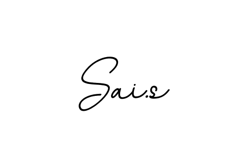 Sai.s stylish signature style. Best Handwritten Sign (BallpointsItalic-DORy9) for my name. Handwritten Signature Collection Ideas for my name Sai.s. Sai.s signature style 11 images and pictures png