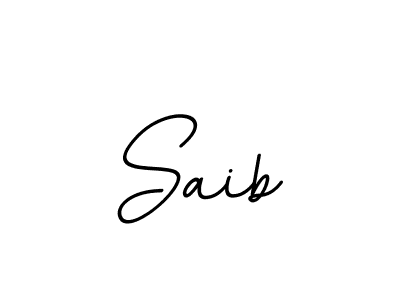 How to make Saib signature? BallpointsItalic-DORy9 is a professional autograph style. Create handwritten signature for Saib name. Saib signature style 11 images and pictures png