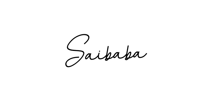 You should practise on your own different ways (BallpointsItalic-DORy9) to write your name (Saibaba) in signature. don't let someone else do it for you. Saibaba signature style 11 images and pictures png