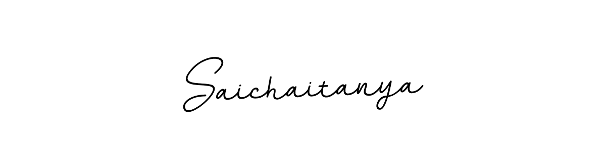Also we have Saichaitanya name is the best signature style. Create professional handwritten signature collection using BallpointsItalic-DORy9 autograph style. Saichaitanya signature style 11 images and pictures png