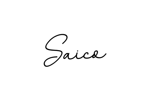 It looks lik you need a new signature style for name Saico. Design unique handwritten (BallpointsItalic-DORy9) signature with our free signature maker in just a few clicks. Saico signature style 11 images and pictures png