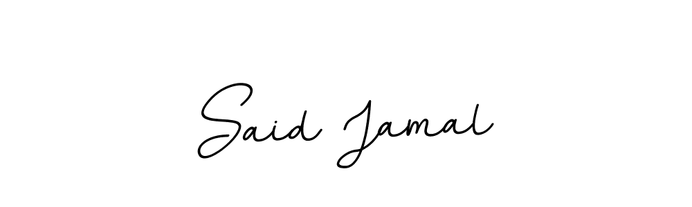 Create a beautiful signature design for name Said Jamal. With this signature (BallpointsItalic-DORy9) fonts, you can make a handwritten signature for free. Said Jamal signature style 11 images and pictures png