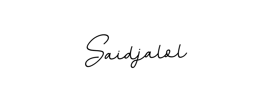 You should practise on your own different ways (BallpointsItalic-DORy9) to write your name (Saidjalol) in signature. don't let someone else do it for you. Saidjalol signature style 11 images and pictures png