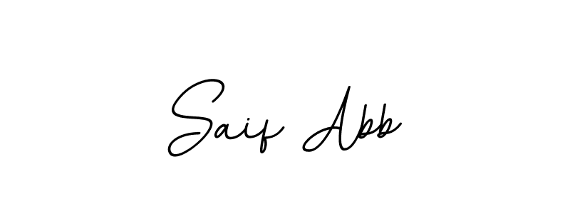 Make a beautiful signature design for name Saif Abb. With this signature (BallpointsItalic-DORy9) style, you can create a handwritten signature for free. Saif Abb signature style 11 images and pictures png