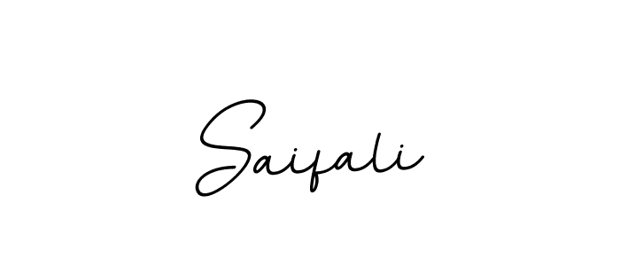How to make Saifali name signature. Use BallpointsItalic-DORy9 style for creating short signs online. This is the latest handwritten sign. Saifali signature style 11 images and pictures png
