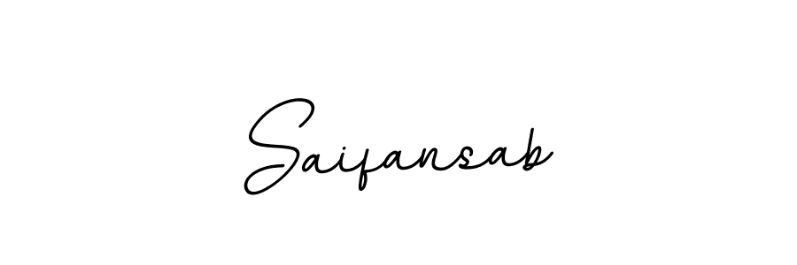 Make a beautiful signature design for name Saifansab. With this signature (BallpointsItalic-DORy9) style, you can create a handwritten signature for free. Saifansab signature style 11 images and pictures png